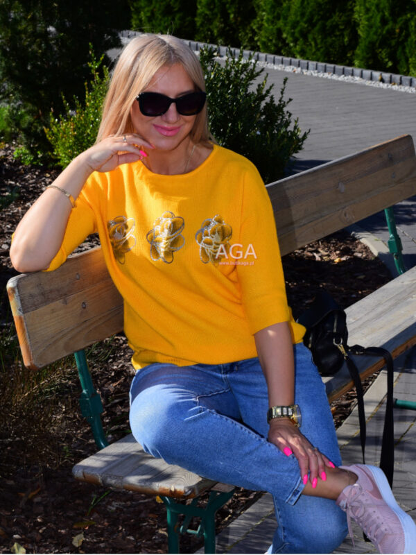 Bluzka sweterkowa 3/4 rękaw kimono  #2