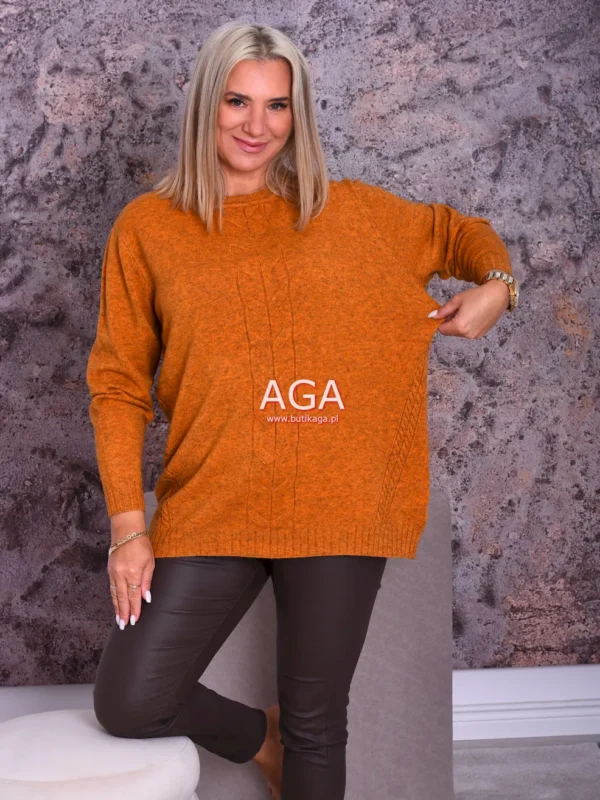 Sweter ARKE melanżowy big size