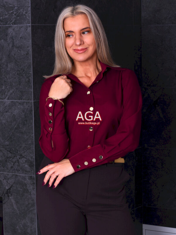 Bluzka RINA koszula długi  mankiet guziki