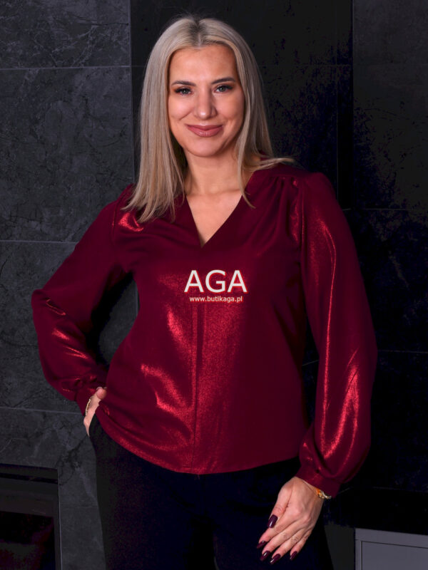 Bluzka LIVIA nabłyszczana