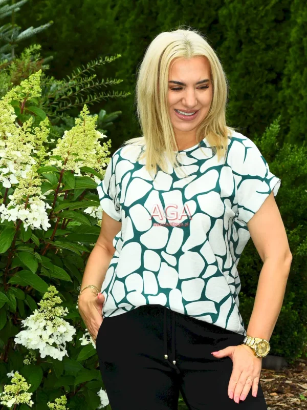 Bluzka KEJA z wiskozą stylizowana na len # 4